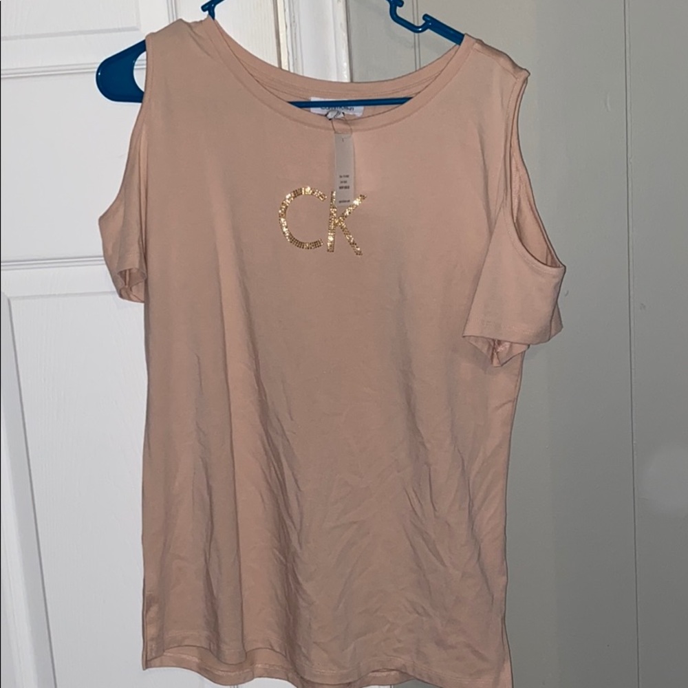 Calvin Klein off shoulder shirt